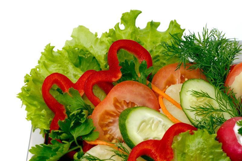 Variety of cut vegetables Variety of cut vegetables